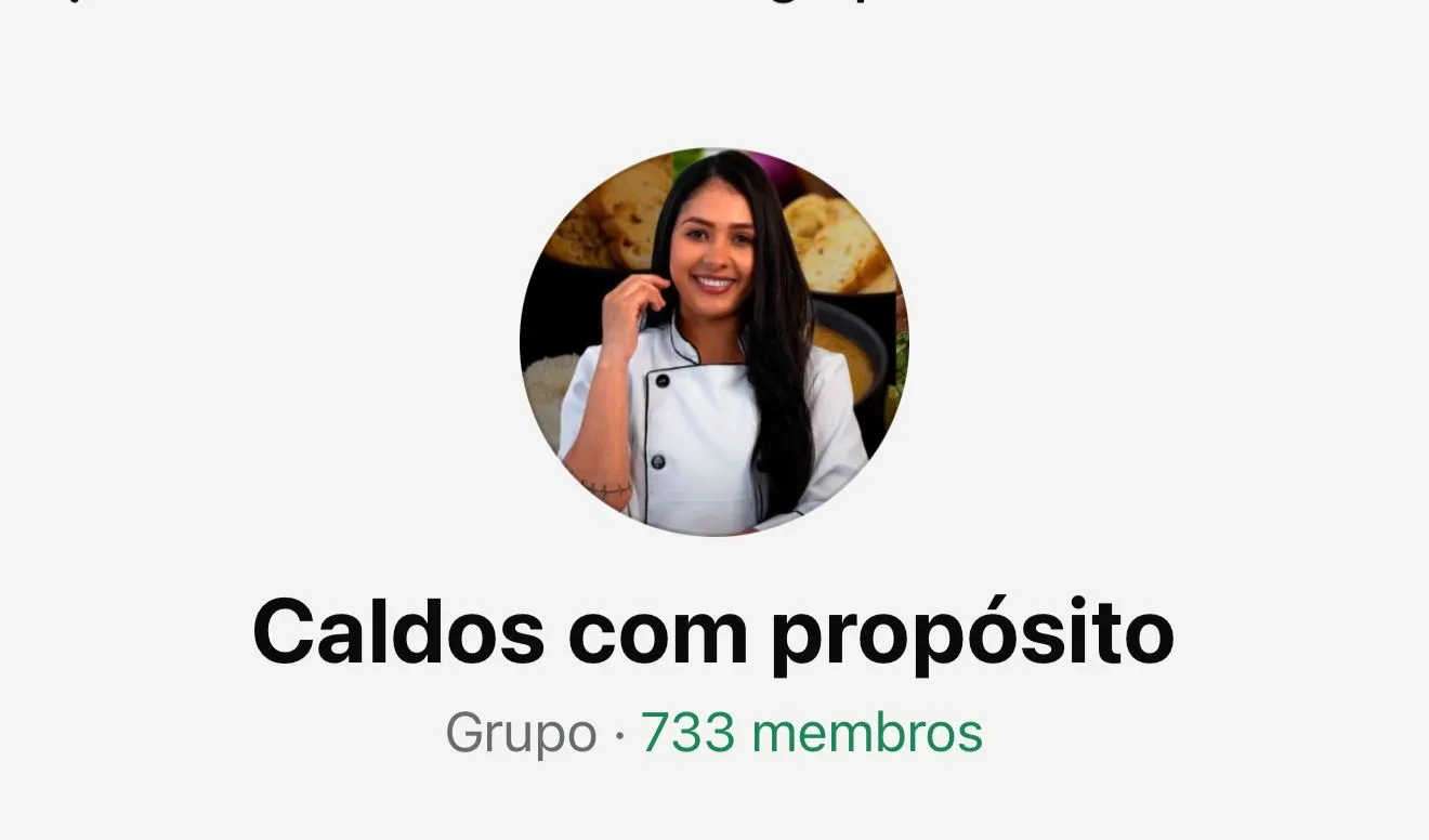 Print real de feedback recebido pela Delicaldos sobre os caldos
