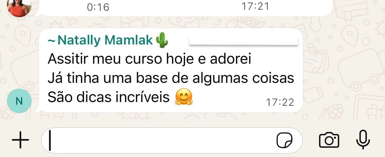 Print real de feedback recebido pela Delicaldos sobre compra de caldos